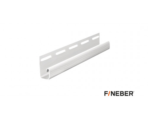J-профиль FineBer Classic Color Белый 3000 мм
