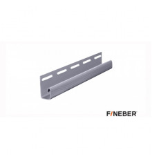 J-профиль FineBer Classic Color Серо-голубой 3000 мм