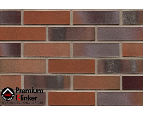Кирпич клинкерный Feldhaus carbona ardor colori 240 х 115 х 71 мм.