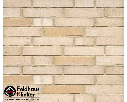 Кирпич клинкерный Feldhaus vario crema albula 240 х 115 х 71 мм.