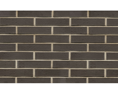 Кирпич клинкерный Westerwaelder Klinker 240 х 115 х 52 мм. Nr 05F Eisenschmelz Schwarzbraun Fuss.