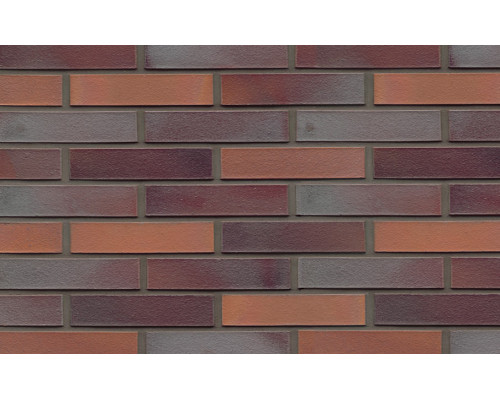 Кирпич клинкерный Westerwaelder Klinker 240 х 115 х 52 мм. Nr 12 Blaurot-bunt