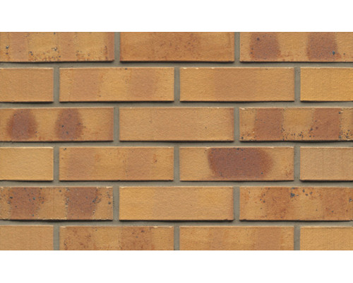 Кирпич клинкерный Westerwaelder Klinker 240 х 115 х 71 мм. Nr 06K Hellbraun-bunt Kohle