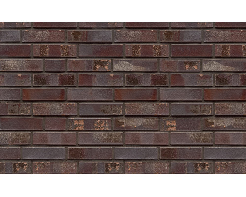 Кирпич клинкерный Westerwaelder Klinker 240 х 115 х 71 мм. Nr 10S Violettblau geflammt Spezial
