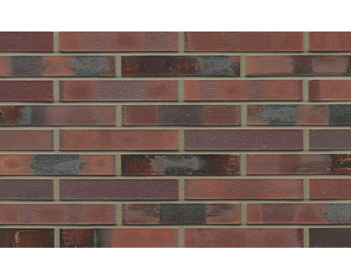 Кирпич клинкерный Westerwaelder Klinker 290 х 60 х 52 мм. Nr 04KS Rotbraun-bunt Kohle Spezial