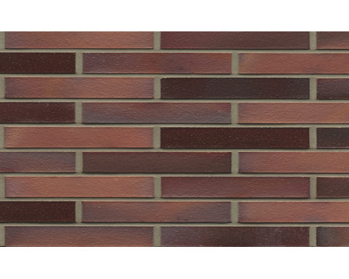 Кирпич клинкерный Westerwaelder Klinker 290 х 90 х 40 мм. Nr 04 EG Rotbraun-bunt Edelglanz