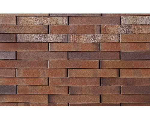 Кирпич клинкерный Westerwaelder Klinker 290 х 90 х 40 мм. Nr 04 Rotbraun-bunt