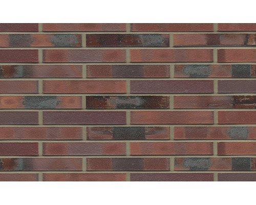 Кирпич клинкерный Westerwaelder Klinker 290 х 90 х 40 мм. Nr 04KS Rotbraun-bunt Kohle Spezial