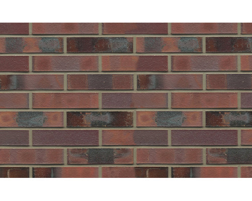 Кирпич клинкерный Westerwaelder Klinker 290 х 90 х 71 мм. Nr 04KS Rotbraun-bunt Kohle Spezial