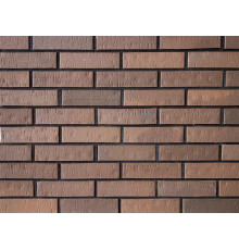 Кирпич облицовочный клинкерный Kerma Premium klinker 250 х 120 х 65 мм. Коричневый Риф 1 NF ПО