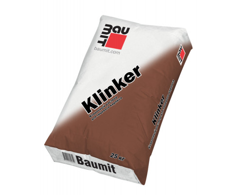 Кладочный раствор для лицевого кирпича Baumit Klinker антрацит 25 кг.