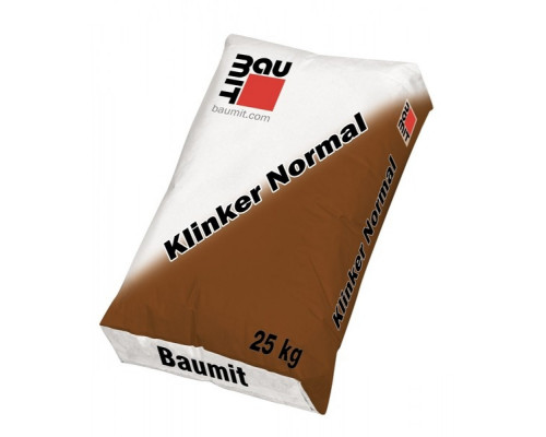 Кладочный раствор для лицевого кирпича Baumit Klinker Normal антрацитово-серый 25 кг.
