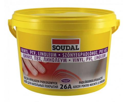 Клей акриловый для напольных покрытий 26 А 15 кг. 107643, Soudal