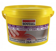 Клей акриловый для напольных покрытий 26 А 5 кг. 107642, Soudal