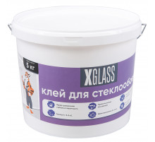 Клей акриловый для стеклообоев и стеклохолста X-Glass готовый 5 кг.