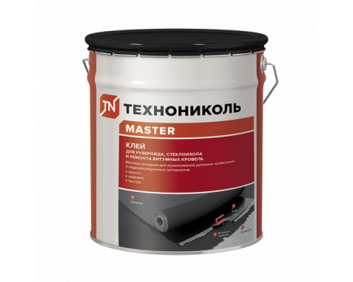 Клей битумный для рубероида Технониколь Master 10 кг.