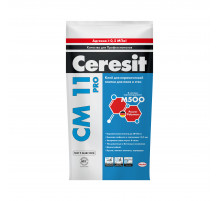 Клей для керамической плитки и керамогранита Ceresit СМ-11 PRO 5 кг.