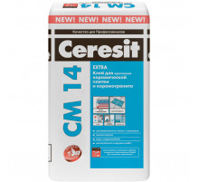 Клей для керамической плитки и керамогранита Ceresit СМ-14 Extra 25 кг.