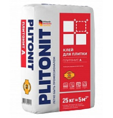 Клей для керамической плитки Plitonit А / Плитонит А 25 кг.