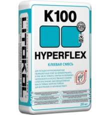 Клей для керамогранита и камня Litokol Hyperflex K100 / Литокол Гиперфлекс К100 серый 20 кг.