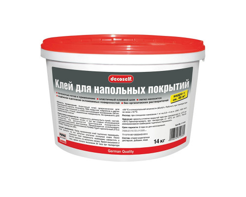 Клей для напольных покрытий PUFAS Decoself 14 кг.