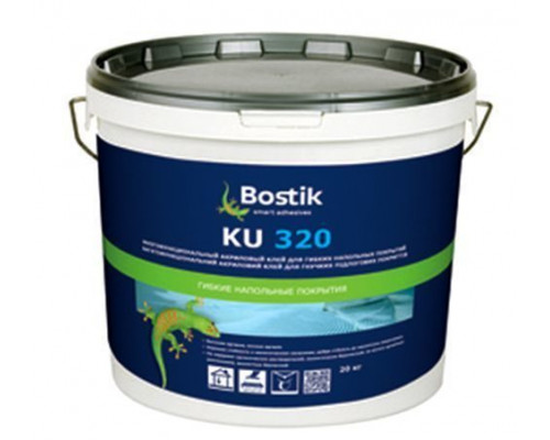 Клей для напольных покрытий универсальный акриловый Bostik KU 320 20 кг.