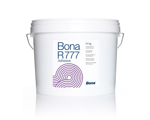 Клей для паркета двухкомпонентный полиуретановый Bona R-777 2К / Бона Р-777 2К - 14 кг.