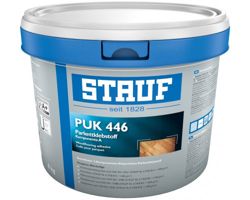 Клей для паркета полиуретановый без эпоксидных смол STAUF PUK-446 P 2К / СТАУФ ПУК-446 П 2К бежевый 9,79 кг.
