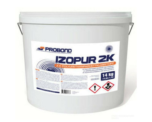 Клей для паркета полиуретановый двухкомпонентный PROBOND IZOPUR 2K 14 кг.
