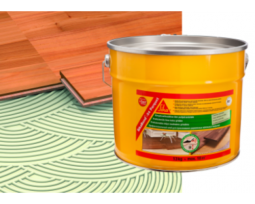 Клей для паркета полиуретановый высокоэластичный SikaBond®-54 Parquet 10,5л/13кг., Sika