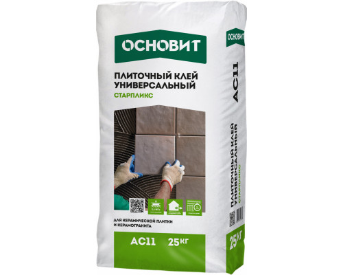 Клей для плитки Старпликс AC11 универсальный 25 кг.