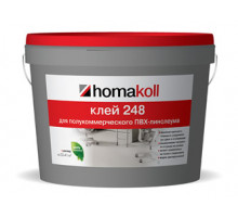 Клей для полукоммерческого линолеума, водно-дисперсионный Homakoll 248 бежевый 14 кг.