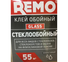 Клей для стеклообоев, стеклохолстов и флизелиновых обоев 55м2 REMO 420 г.