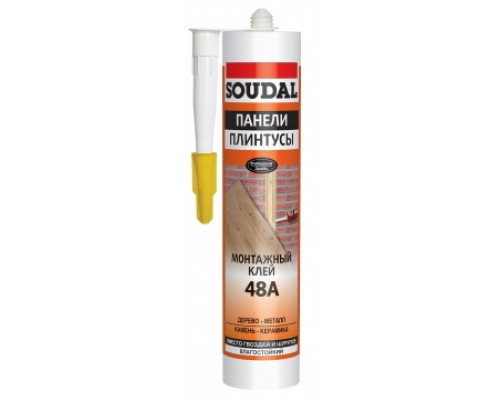 Клей для стеновых панелей Soudal-48А 15 х 300 мл. 120407