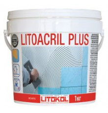 Клей для укладки керамической плитки, керамогранита и мозаики Litokol LITOACRIL PLUS белый 5 кг.