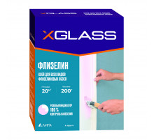 Клей для всех видов флизелиновых обоев X-Glass 200 г.