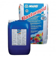 Клей двухкомпонентный быстросхватывающийся "Mapei" Elastorapid компонет А GRIGIO 25 кг.