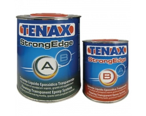 Клей эпоксидный Strong Edge прозрачный / жидкий 1 (А) + 0,5 (Б) л. Tenax 