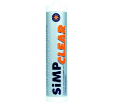 Клей-герметик гибридный на основе MS-полимера SiMP Clear прозрачный 290 мл. NPT