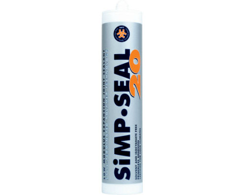 Клей-герметик гибридный низко модульный на основе MS-полимера SiMPSeal-20 серый 600 мл. NPT