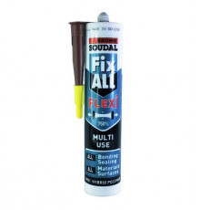 Клей-герметик гибридный Soudal Fix All Flexi / Фикс Алл Флекси коричневый 290 мл. 134903
