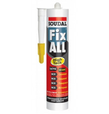 Клей-герметик гибридный Soudal Fix All Hight Tack / Фикс Алл Хайтек белый 290 мл. 119129