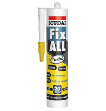 Клей-герметик гибридный Soudal Fix All Turbo / Фикс Алл Турбо белый 290 мл. 126907
