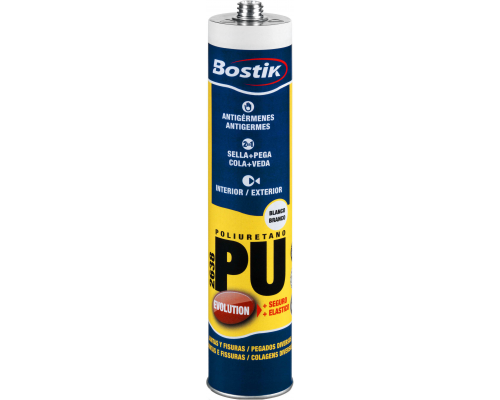 Клей-герметик полиуретановый универсальный Bostik PU 2638 коричневый 600 мл.