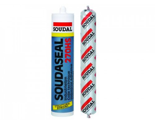 Клей-герметик универсальный высокопрочный Soudaseal 270 HS белый 600 мл. 113761 Soudal