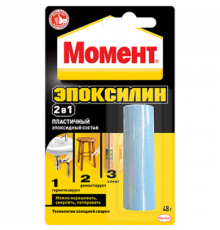 Клей момент Эпоксилин 48 г. в шоу-боксе Henkel
