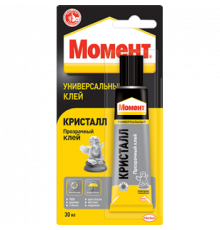 Клей момент кристал 125 мл. в шоу-боксе Henkel
