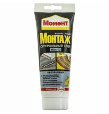 Клей момент монтаж суперсильный прозрачный 185 г Henkel