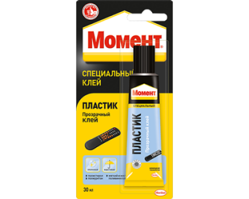 Клей Момент пластик 30мл в шоу-боксе Henkel
