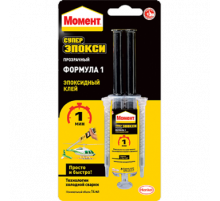 Клей момент супер эпокси Формула 1 14 мл шприц Henkel